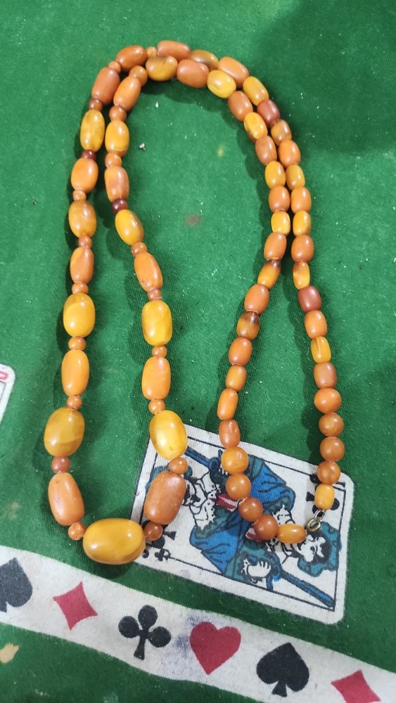 Vintage Butterscotch Amber Necklace