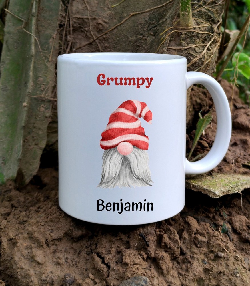 Gnome Mug Personalized Funny Coffee Mug Hot Chocolate Mug Perfect Gift For A