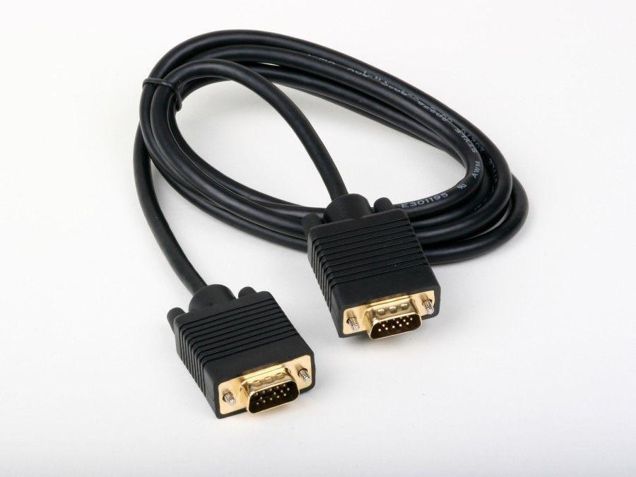 6ft SVGA Male to VGA Male Cable for Computer to Monitor or TV Connection