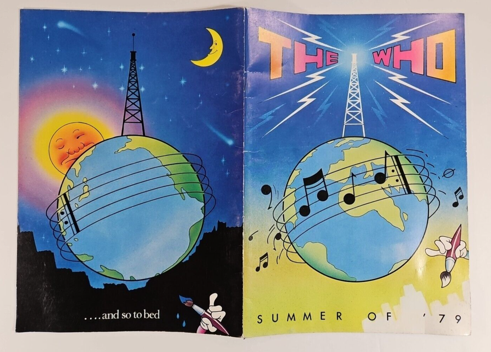 The Who Summer Of '79 Tour Programme Roger Daltrey, Pete Townsend UK