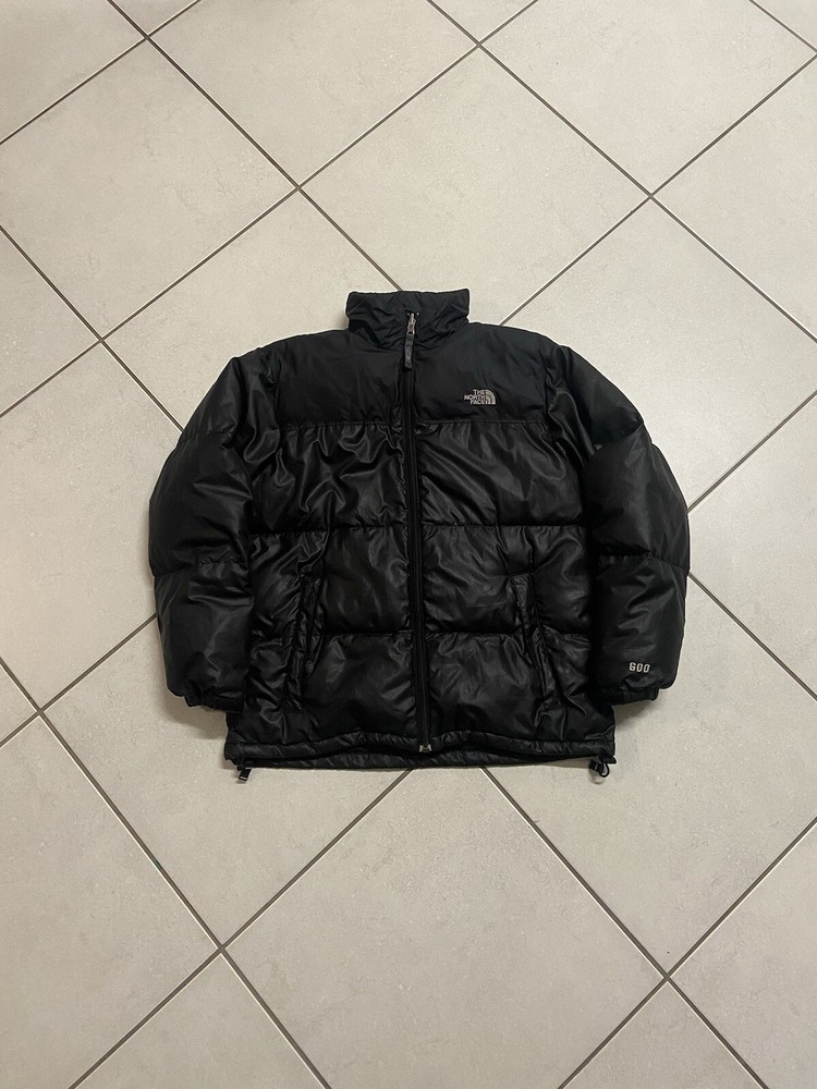 Vintage The North Face Nupste Summit Series 600 Puffer Black Youth Size XL