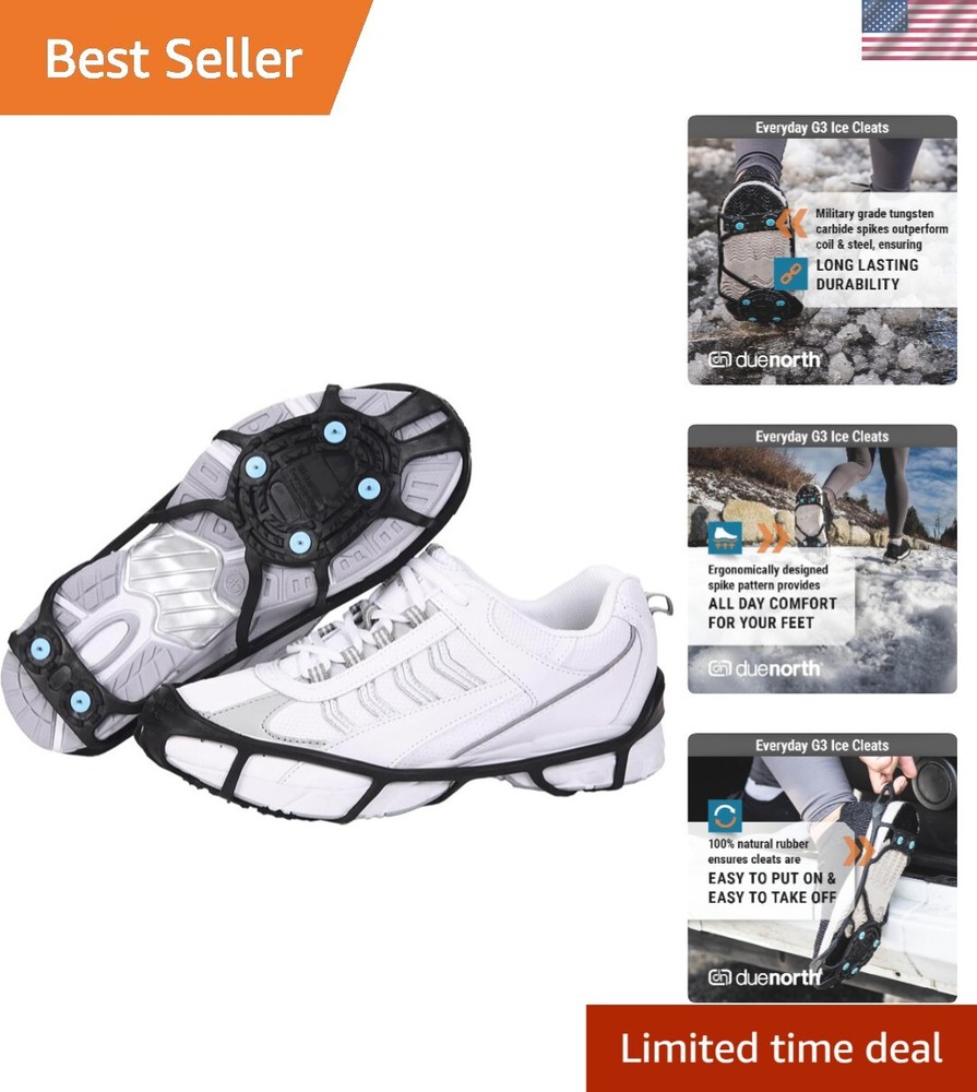 Lightweight Traction Aids - Everyday G3 Ice Cleats for Secure Winter Walking
