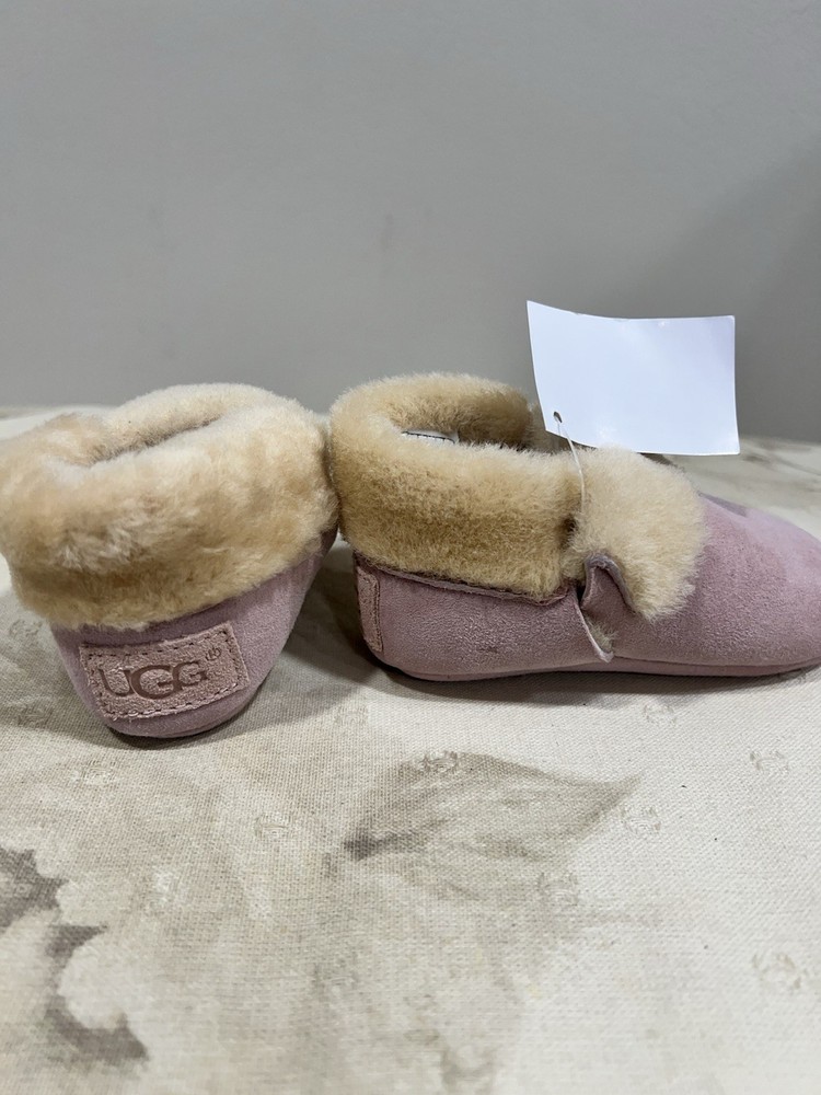 Ugg Pink Baby Booties Size 4/5 New