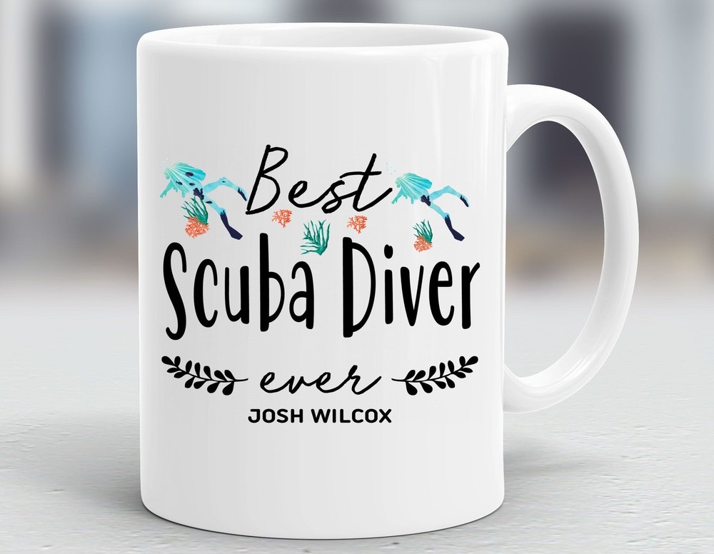 Personalized Scuba Diver Mug Scuba Diver Gift Gift Ideas For Scuba Diver
