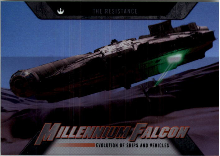 2016 Star Wars Evolution Card EV2 Falcon Vehicles and Ships