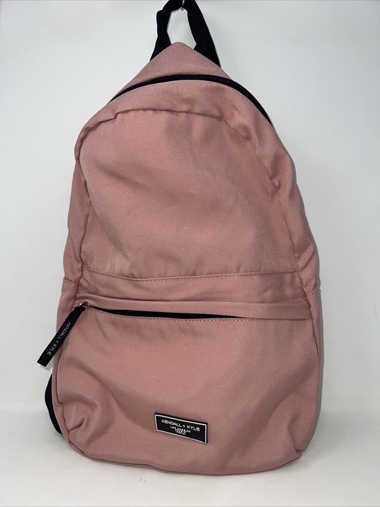 KENDALL + KYLIE Back To School Dusty Rose Pink Full Size Backpack EC  -image