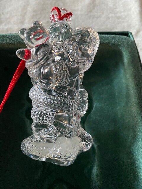NIB MARQUIS WATERFORD CRYSTAL  AMERICAN SANTA Ornament 1st in Series Germany NEW
