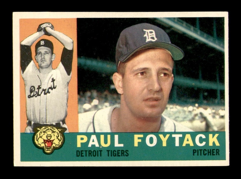 1960 Topps #364 Paul Foylack Baseball Card EX-MT Condition from OBGcards Set Break