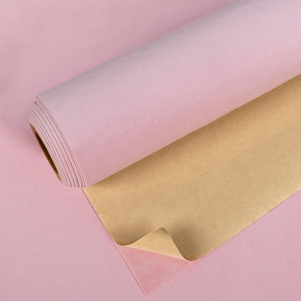 VEELIKE Baby Pink Self Adhesive Velvet Flocking Liner Soft Felt Drawer Liners fo