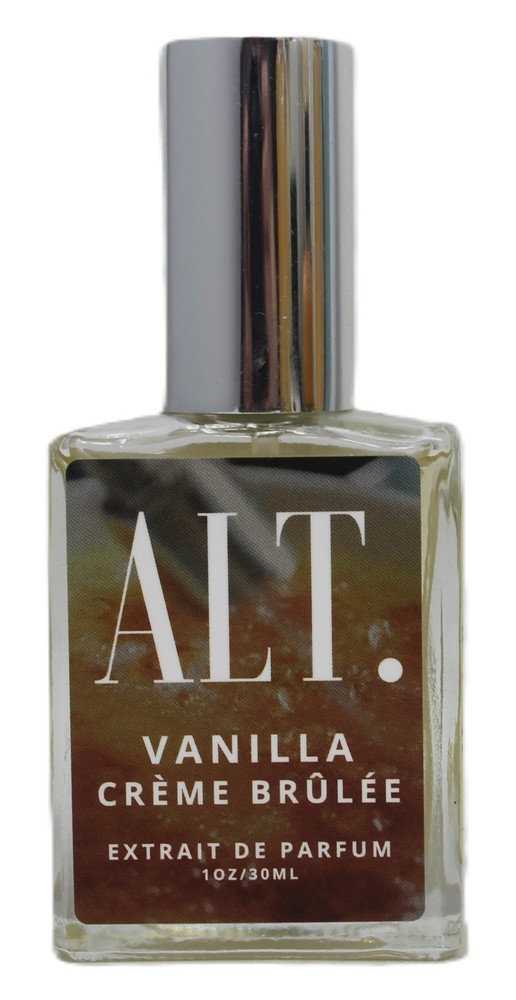 Vanilla Creme Brulee Alt Fragrances 1 oz Travel Size Glass Bottle
