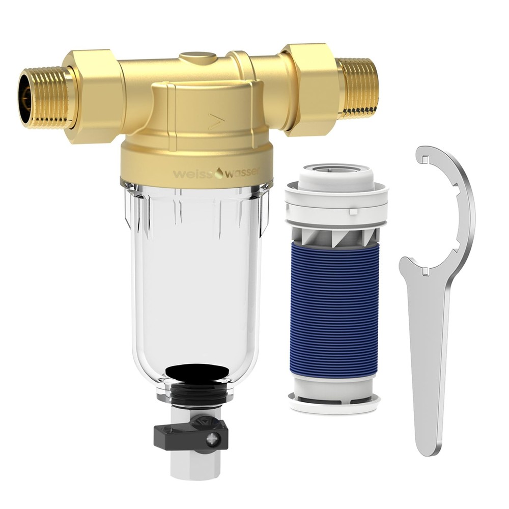 40 Micron Reusable Spin Down Sediment Water Filter by Weisswasser