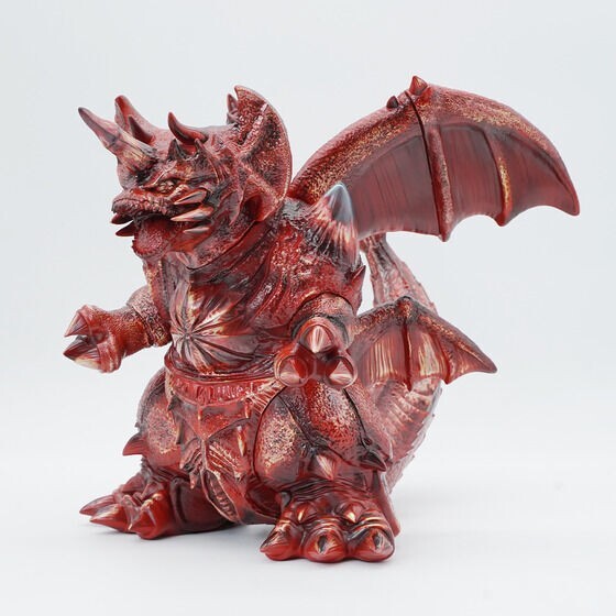 Presale GVA-BC Destoroya 1995 Godzilla Vinyl Art 240mm Burning Red Frog Tree-image