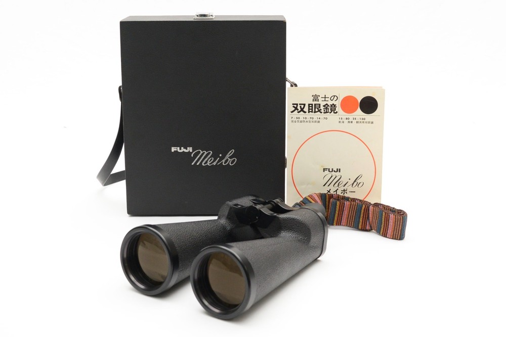 Christmas GIFT SALE【MINT w/Case&Strap】Fuji meibo BINOCULARS 14X70 4° From 　JAPAN-image