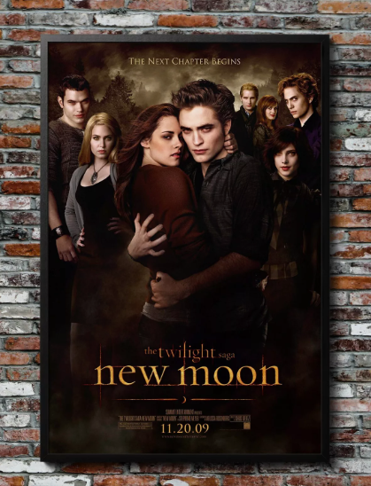 The Twilight Saga New Moon 2009 Movie Poster