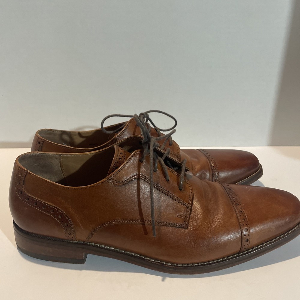 Cole Haan Men's Brown Leather Oxfords Shoes 9.5