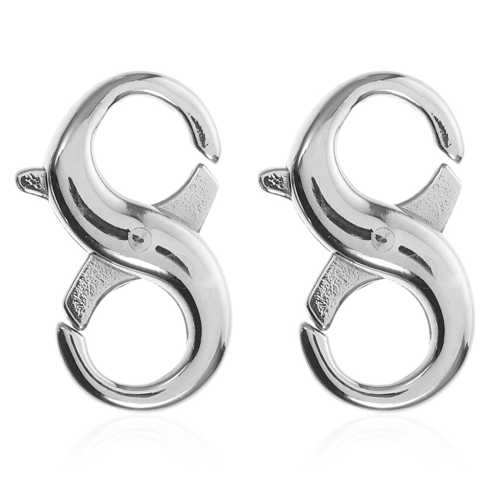 2Pcs Jewelry Making Connector Buckle Pendant Connection Lobster Clasps