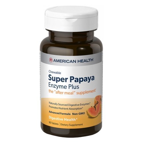 Super Papaya Enzyme Plus 90 Chewable Wafers