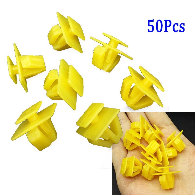 Fasteners Clips Retainer Push Rivet Trim Kit 50pcs For Hyundai 87758-35000 Santa