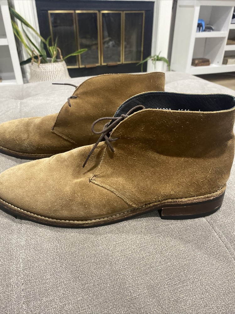 Thursday Boot Co Men's Scout Leather Chukka Boots Size 11.5 Brown Suede Lace-Up