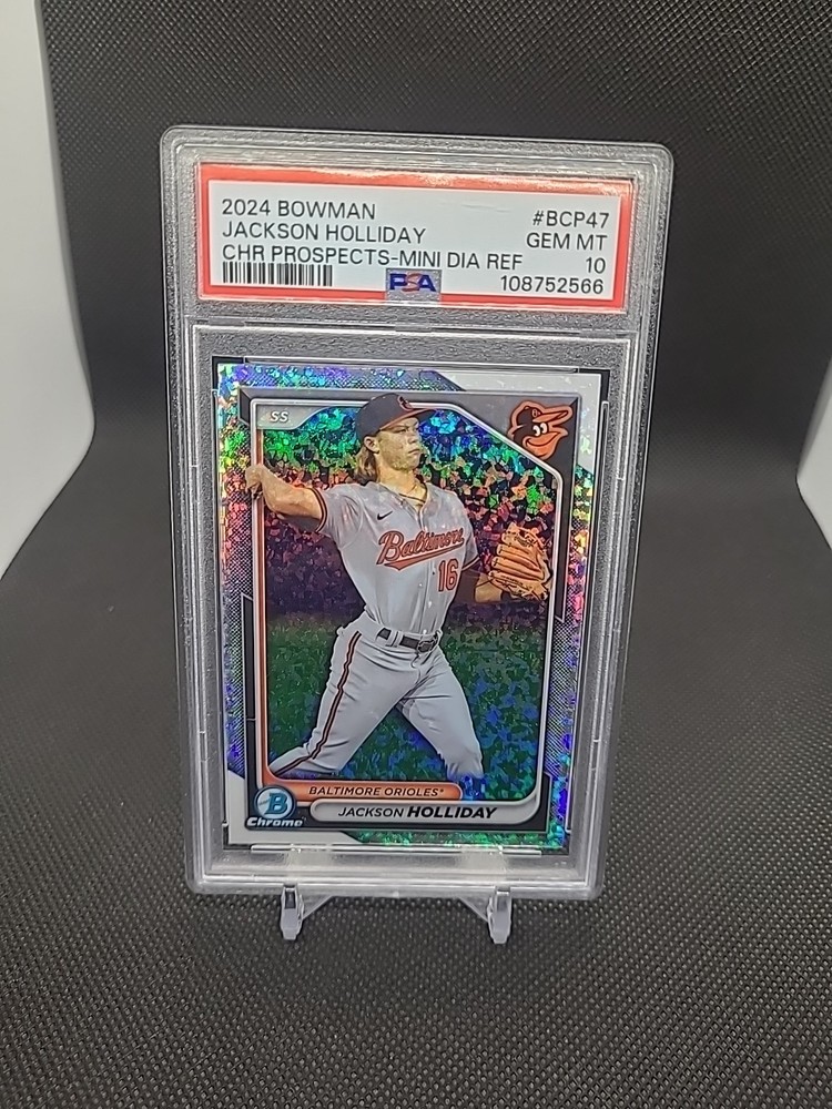 2024 Bowman Chrome Prospects Mini Diamond Refractor Jackson Holliday BCP47
