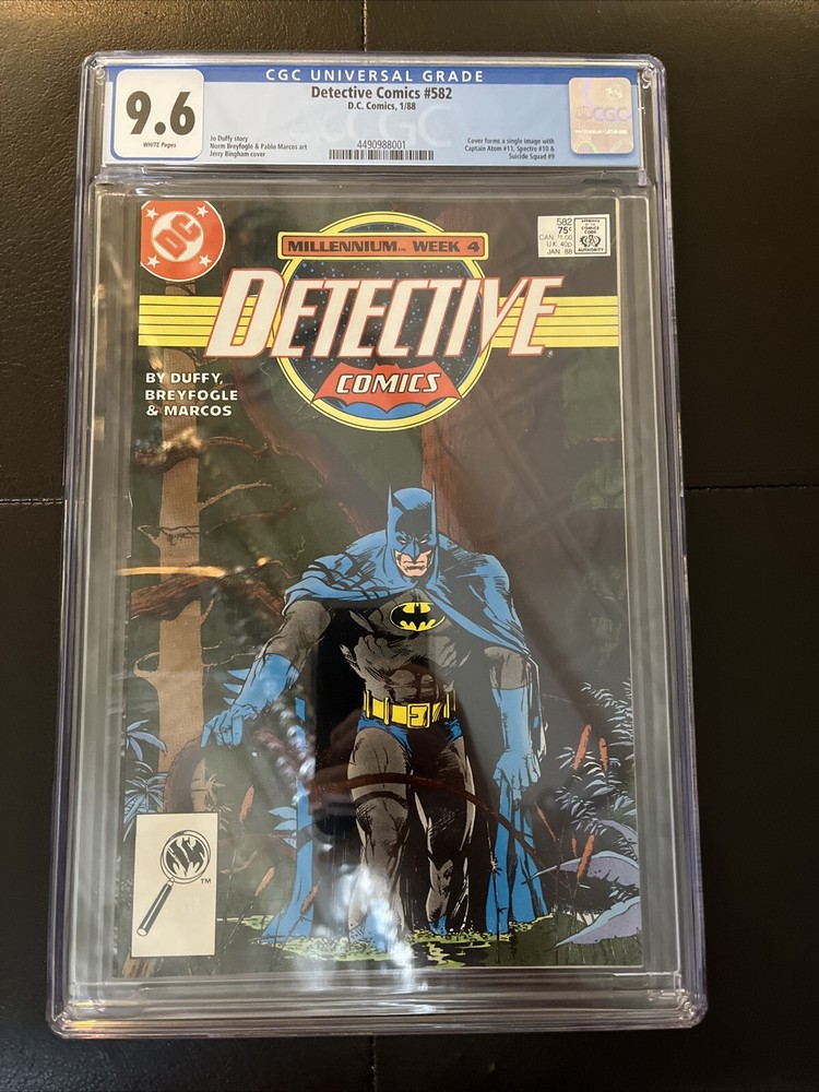 Detective Comics #582 (DC Comics Jan 1988) Part of Four Issue Cover CGC 9.6