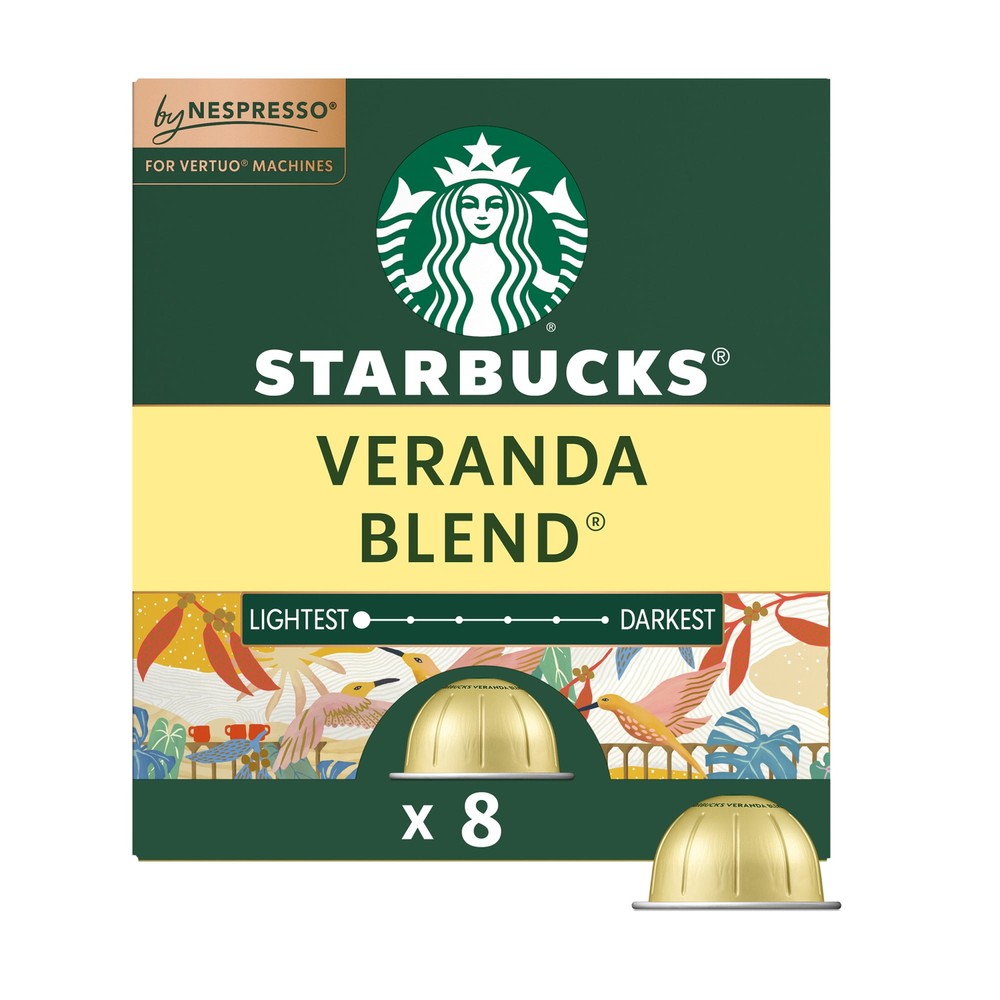 Starbucks Veranda Blend Nespresso Vertuo 8 Capsules 3.52 Oz