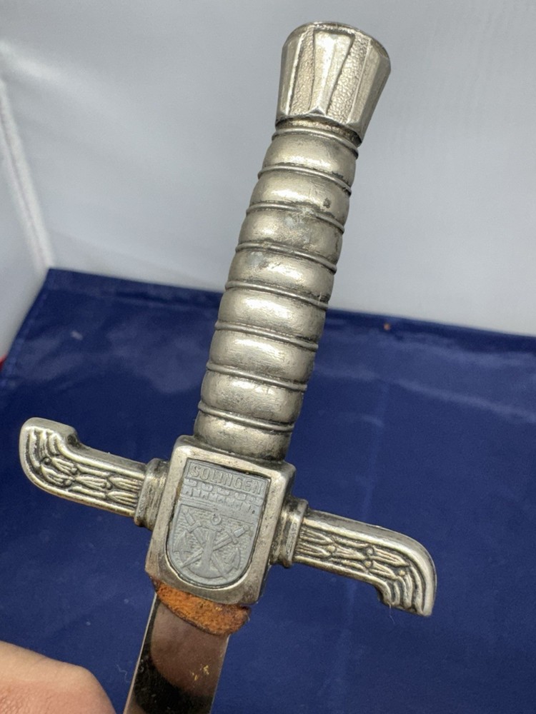 HOFFRITZ SWORD Antique LETTER Opener Solingen CREST