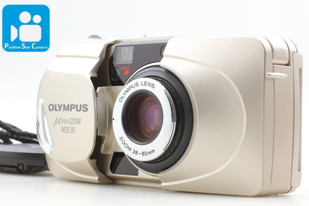 Olympus mju Zoom Wide 80 Film Camera in Excellent Condition - Japan Import
