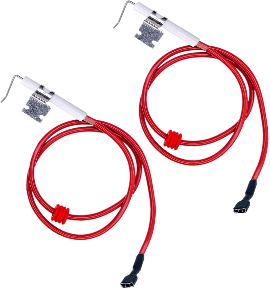 Single Probe Gas Furnace Igniters Electrode with Wire Assembly,Fit For 2Pack