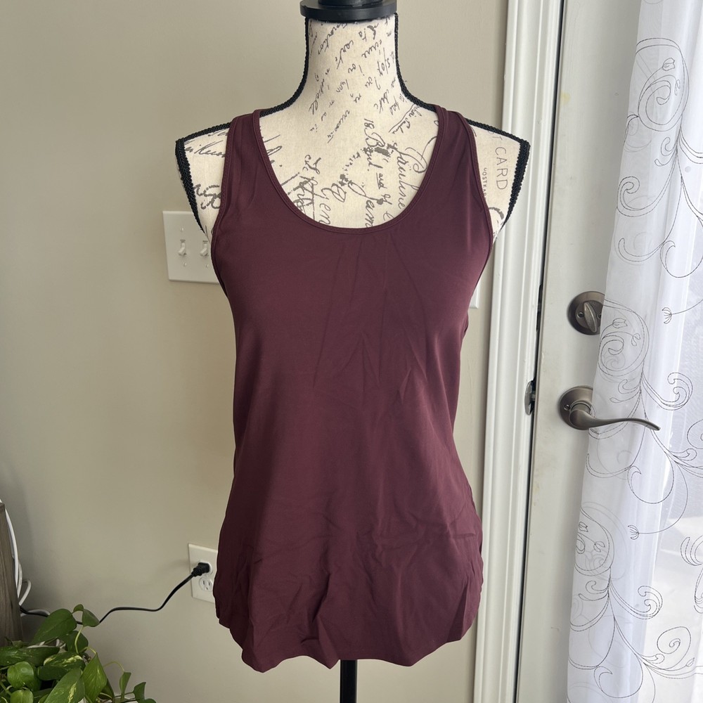 ATHLETA  Inversion Tank Top Women’s Small Maroon Purple Active Athleisure