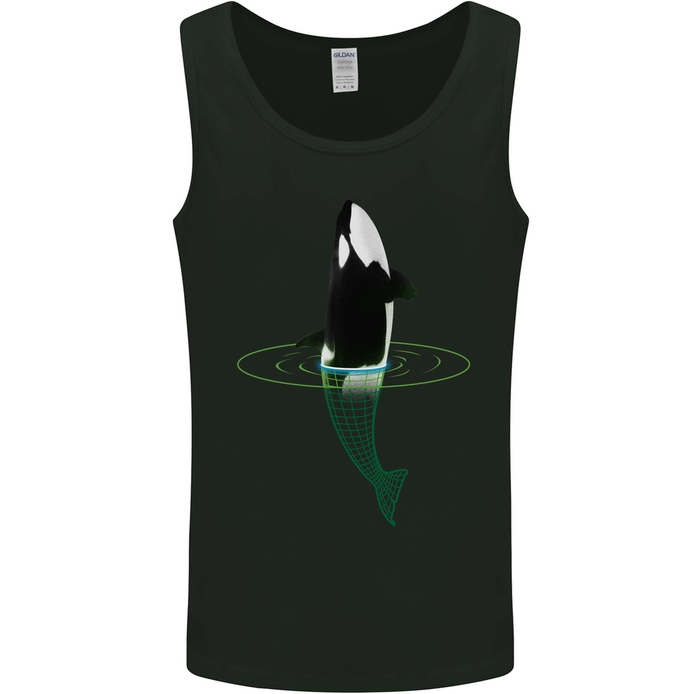 A SCI-FI Orca Whale Mens Vest Tank Top