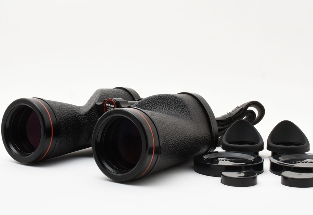 Christmas GIFT SALE Red Line Nikon Binoculars 7x50 7.3° SP Porro Prism JAPAN-image