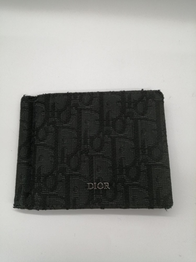Dior Trotter Monogram Leather Wallet with Card Slots
