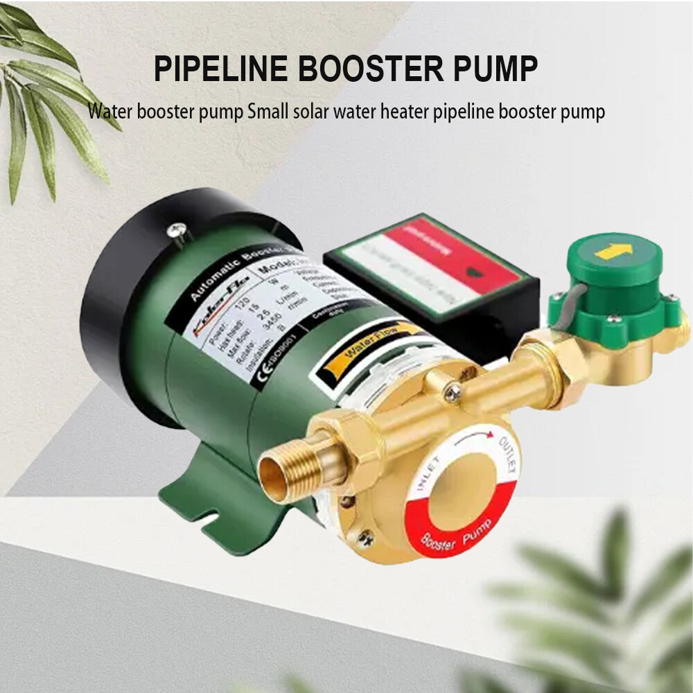 120W Water Pressure Booster Pump 115V 21.7 PSI with Automatic Flow Switch BrasJl