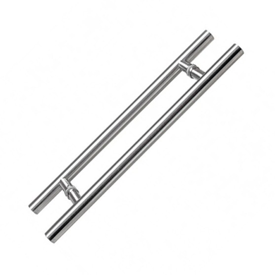 36 Ladder Style Pull Glass Handle Polished Stainless CLEARANCE SALE-image