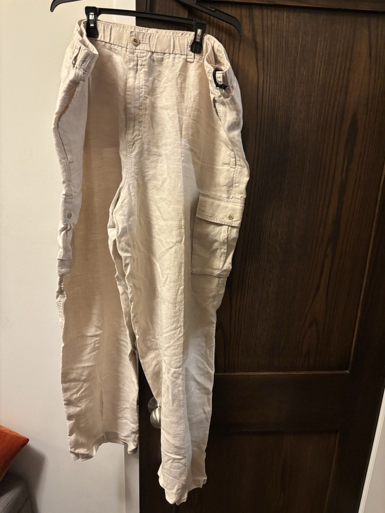 Tommy Bahama Men’s Linen On The Edge Linen Pants, NWT, 2XB, $118 Retail