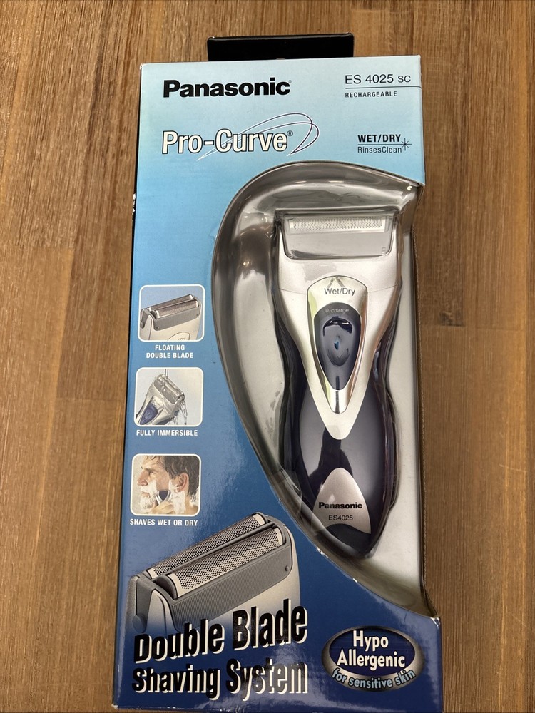 Panasonic ES4025 Pro-Curve Rechargeable Wet Dry Electric Shaver with Trimmer  
