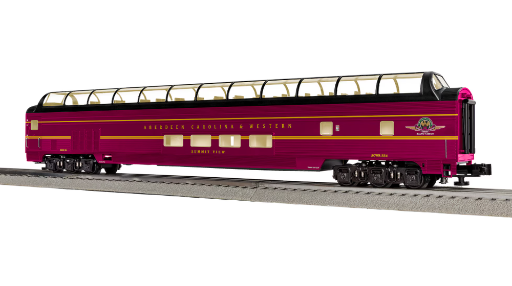 Lionel No. 2327390 - Aberdeen Carolina & Western Dome Passenger Car