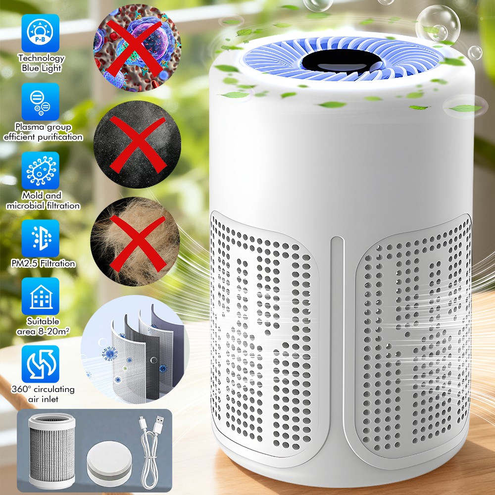 Home HEPA Air Purifier Large Room Air Cleaner for Allergies Smoke Mold Odor Dust
