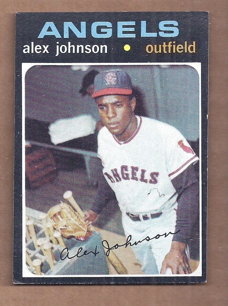 1971 Topps SEMI-HIGH #590 ALEX JOHNSON **CENTERED** EX-NMT CONDITION