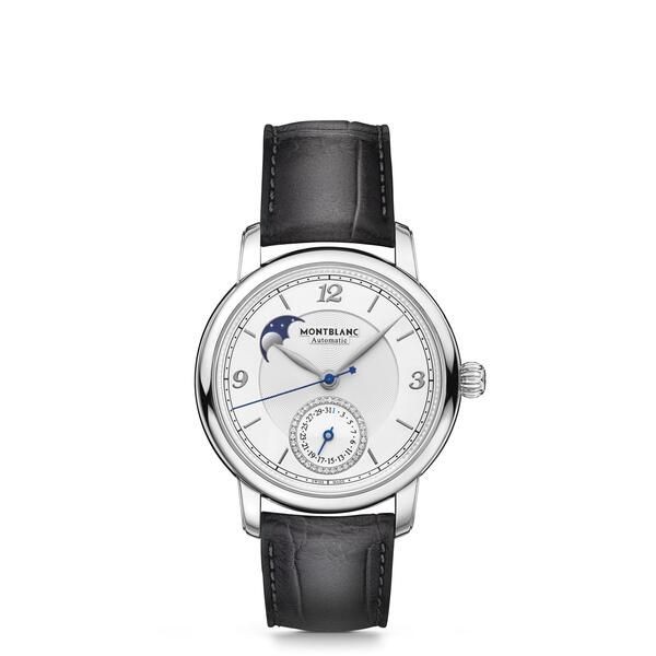 Montblanc Star Legacy Watch White Silver Mens Luxury Timepiece Automatic