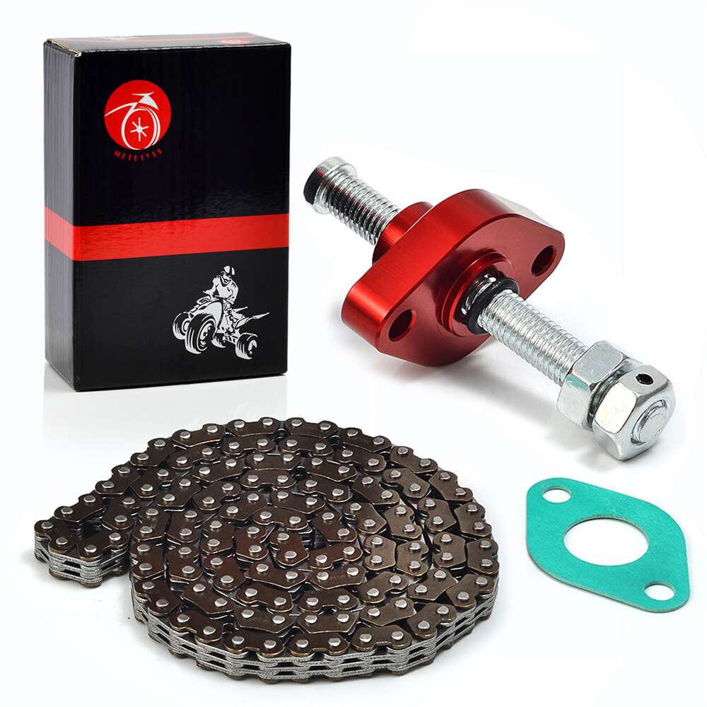 Cam Timing Chain & CNC Manual Tensioner For Suzuki Quadsport LTZ400 2003-2014