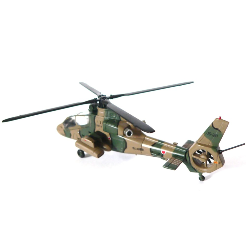 1/100 Scale 12cm Diecast Alloy JGSDF OH-1 Ninja Helicopter Model Toy For Kid