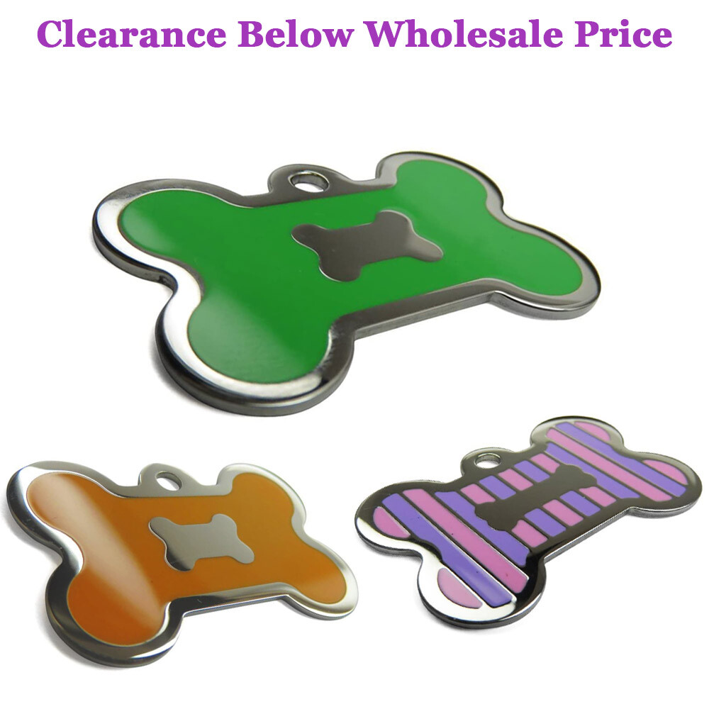 84 Pack MyIDDog with no Engraving 316L Stainless Steel Pet Tag, Clearance Sale-image