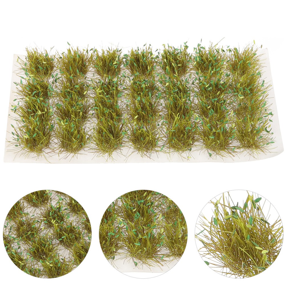 DIY Model Railroad Grass Tuft Scenery for Miniature Gaming Landscapes  
