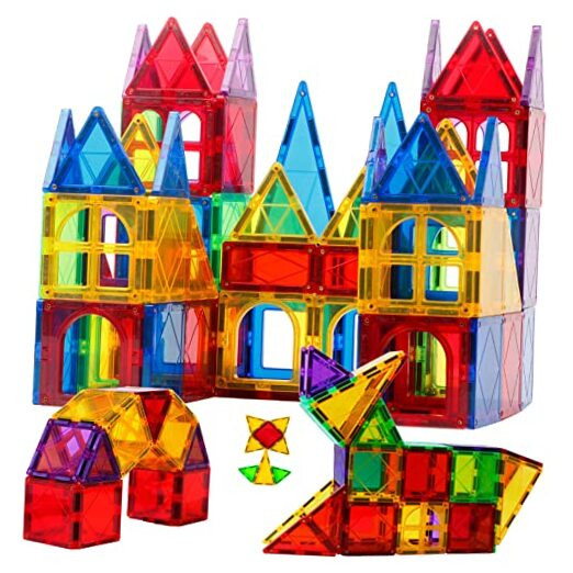 Magnet Toys Kids Magnetic Building Tiles 100 Pcs 3D 100pcs Magnetic Tiles