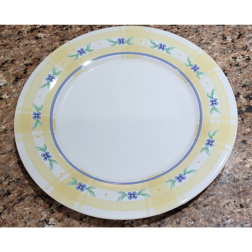 Pfaltzgraff Summer Breeze 11-Inch Dinner Plate Yellow Blue Floral Replacement