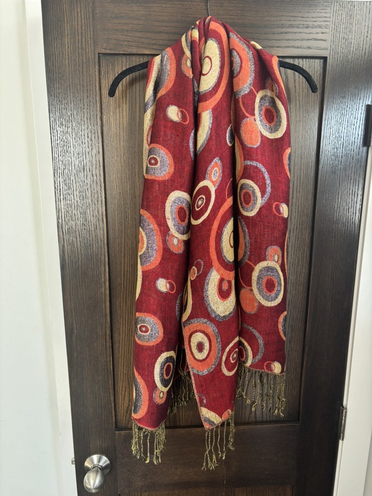 Reversible Sparkle Pashmina Scarf Wrap Shawl