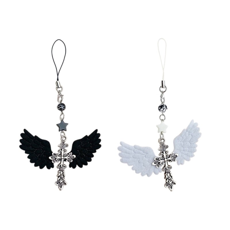 Stylish Star Wing Keyring Keyholder for Unisex Fashion Jewelry Accessory