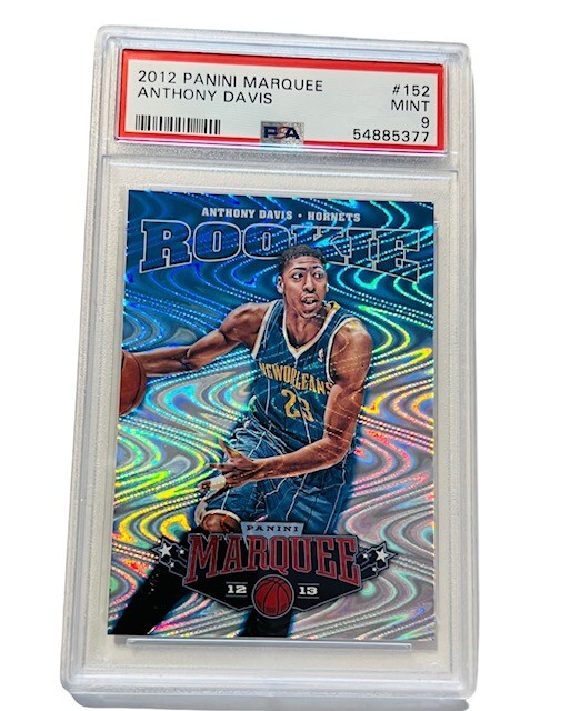 Anthony Davis Rookie RC 2012 Panini Marquee Swirlorama PSA 9 Lakers #152 insert
